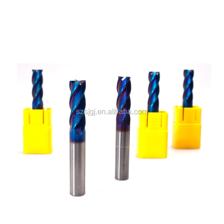 High Hardness End Mill for Steel Cast/4 Flute Types of Milling Cutter/Carbide Endmill