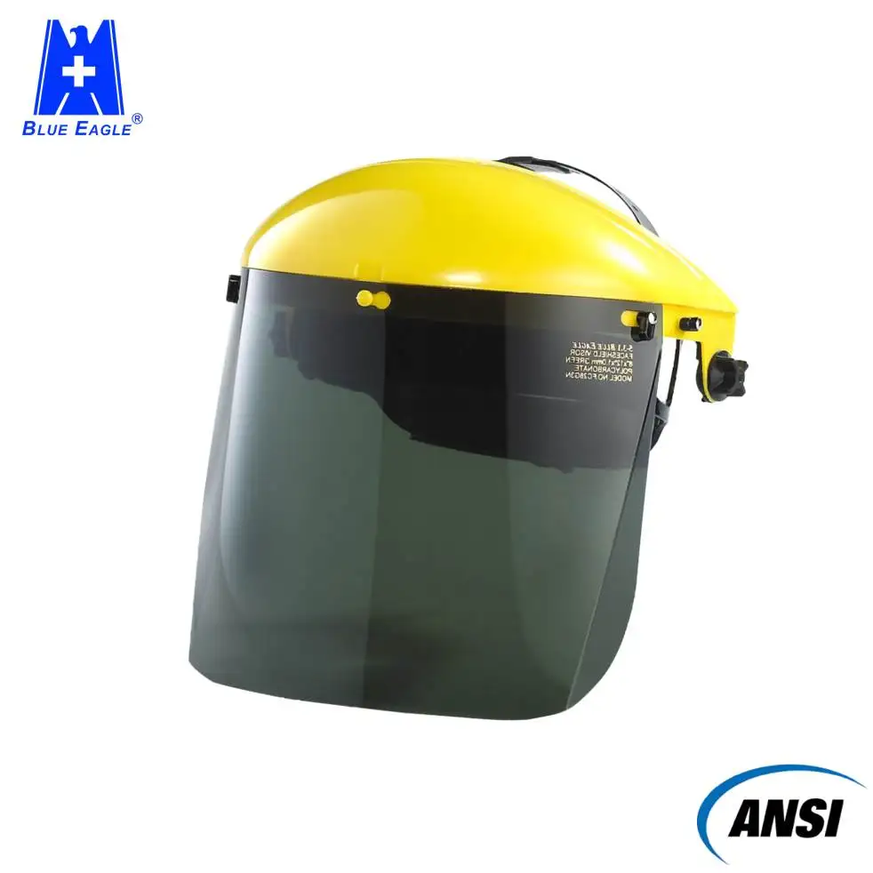 Industrial Safety Full Polycarbonate Face Shield Mask With Eye