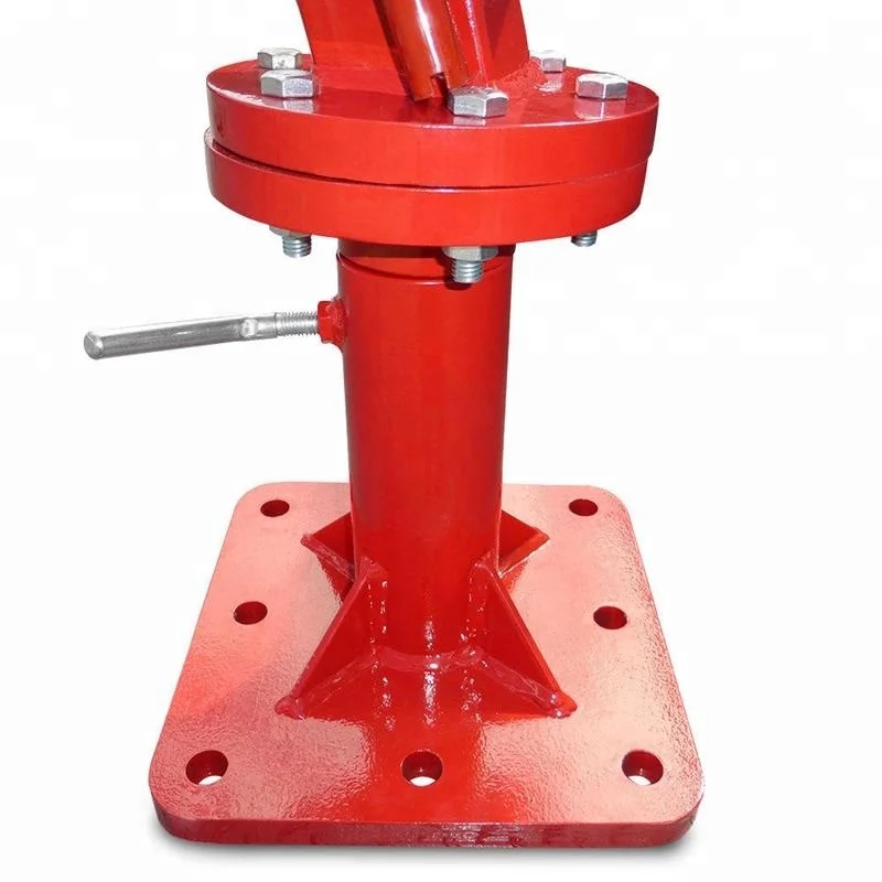 1ton Mini Pickup Truck Mounted Hydraulic Lift Crane with Hand winch