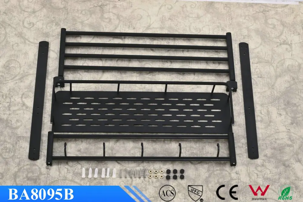 Beelee масляная прорезиненная бронзовая твердая латунь настенный двухуровневый угловой кронштейн для ванной комнаты полка для хранения душевой кадки держатель для косметики