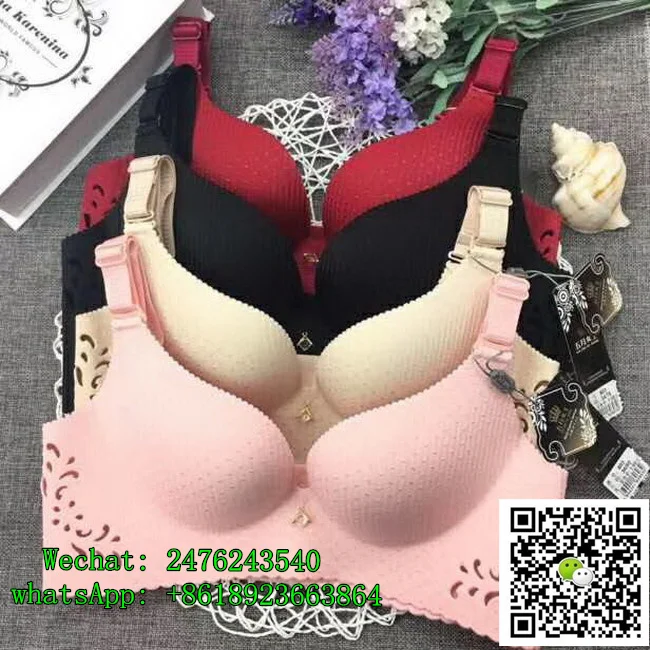 Women Fashion Seamless Bra Adjusted Wireless Double Push Up Bra Bandage Massage Bralette Women Underwear Lingerie Thick Bra