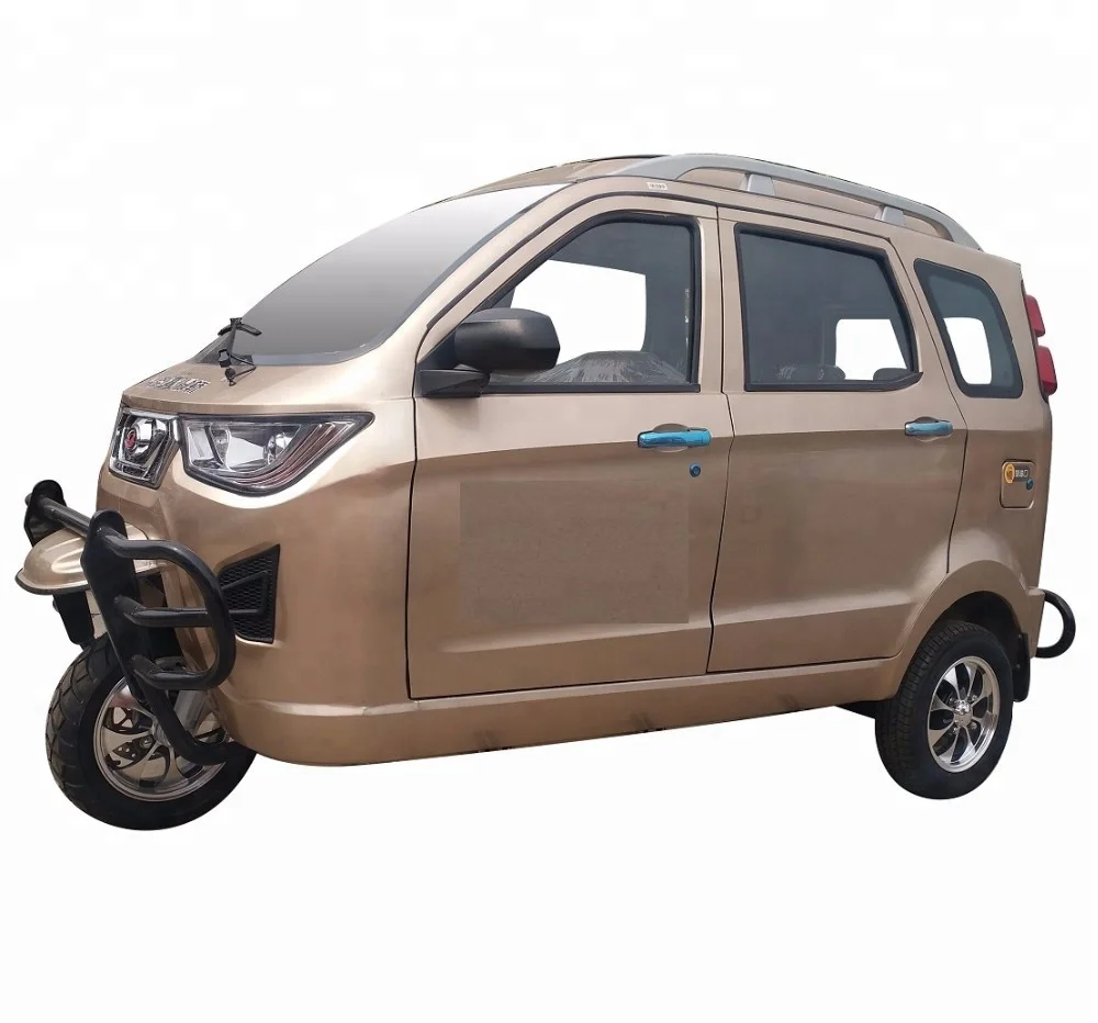 3-Wheel Close Cabin adult Tricycle Motorcycle Passenger