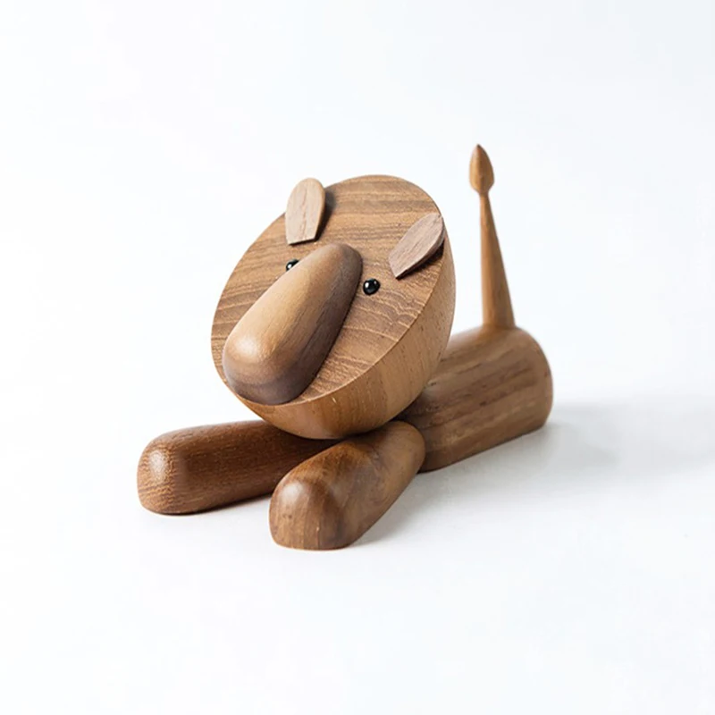
Home Decor furniture ornaments lion crafts large tail wooden small squirrel crafts gifts wooden gifts Wood Craft 