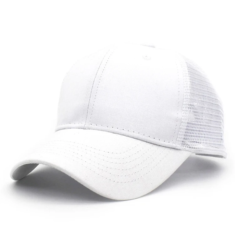 Multi color summer blank base ball cap hats golf women mesh back running baseball caps
