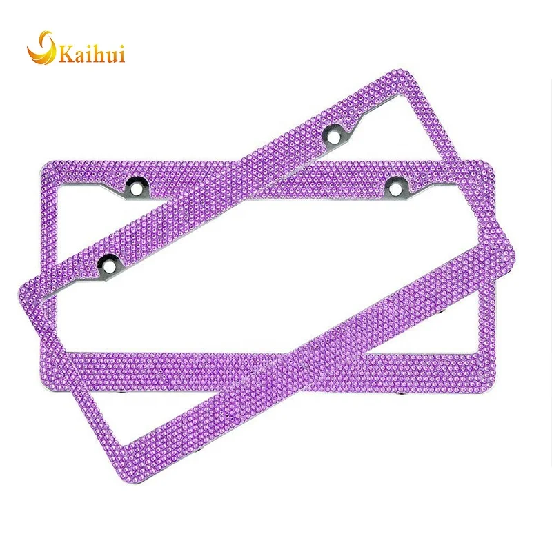 Рамки для номерного знака автомобиля со стразами