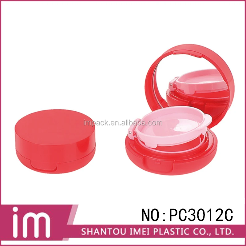 Wholesale factory supply make up cosmetic empty plastic blush air cushion compact packaging for BB cream