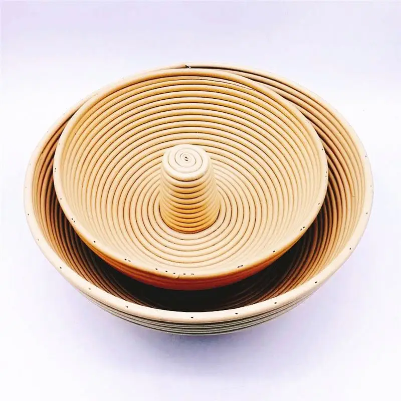 Food safety pp plastic 10inch bread proofing basket manufacture banneton basket