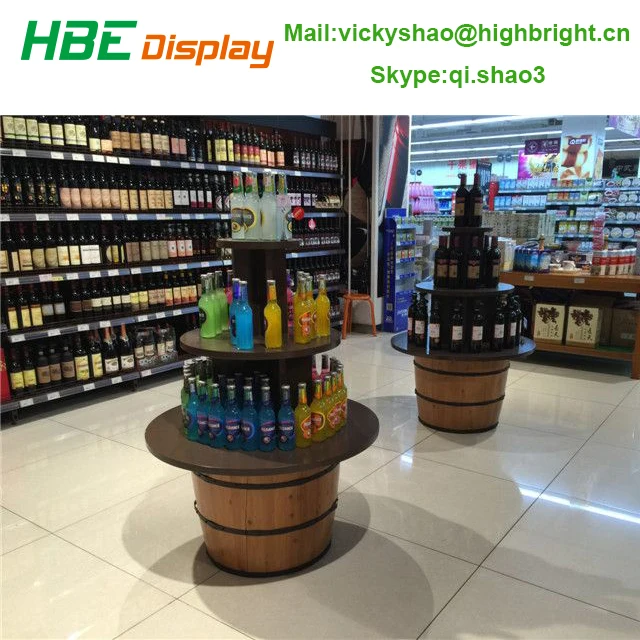 Wines & Spirits display wine rack cabinets holders