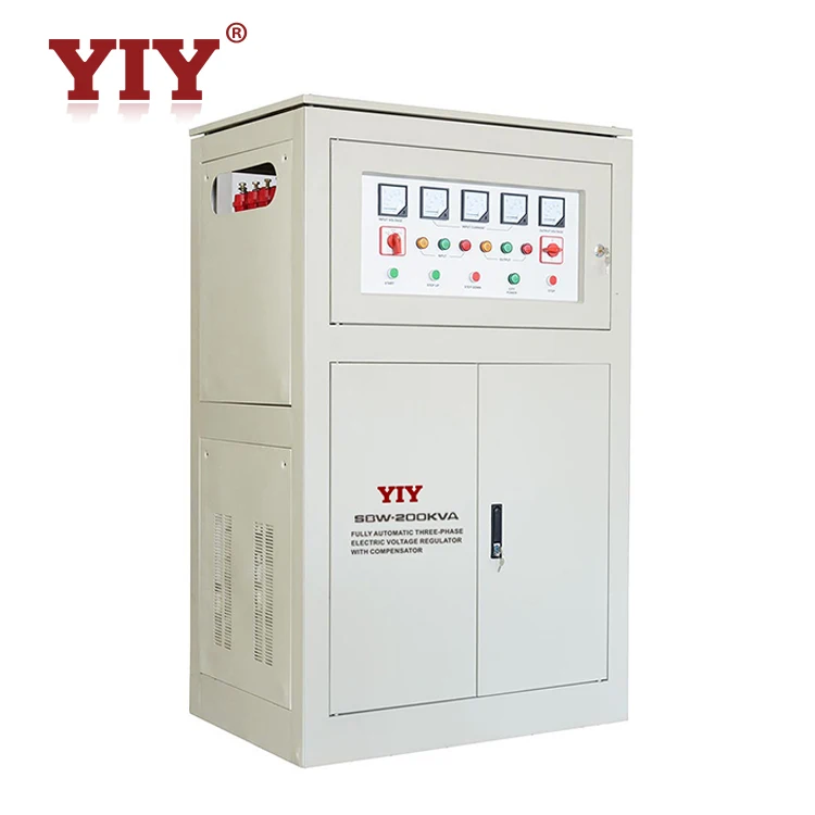 CE approved SBW series 200KVA 250KVA three phase servo motor industrial voltage stabilizer