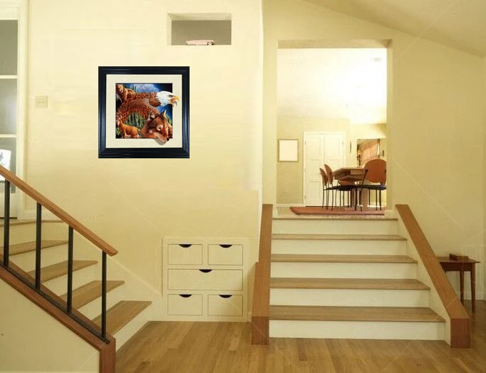 home decorative unique 3d art painting new design photo magic deep 3d lenticular