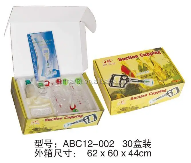 
30 SETS OF 12 CUPS CUPPING + PUMP + 6MAGNET ACUPUNTURE CHINESE THERPY 