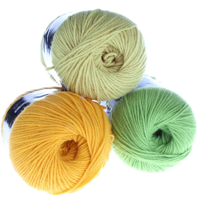 Wuge worsted Knitting Baby Yarn Thick Milk Cotton Yarns for knitting