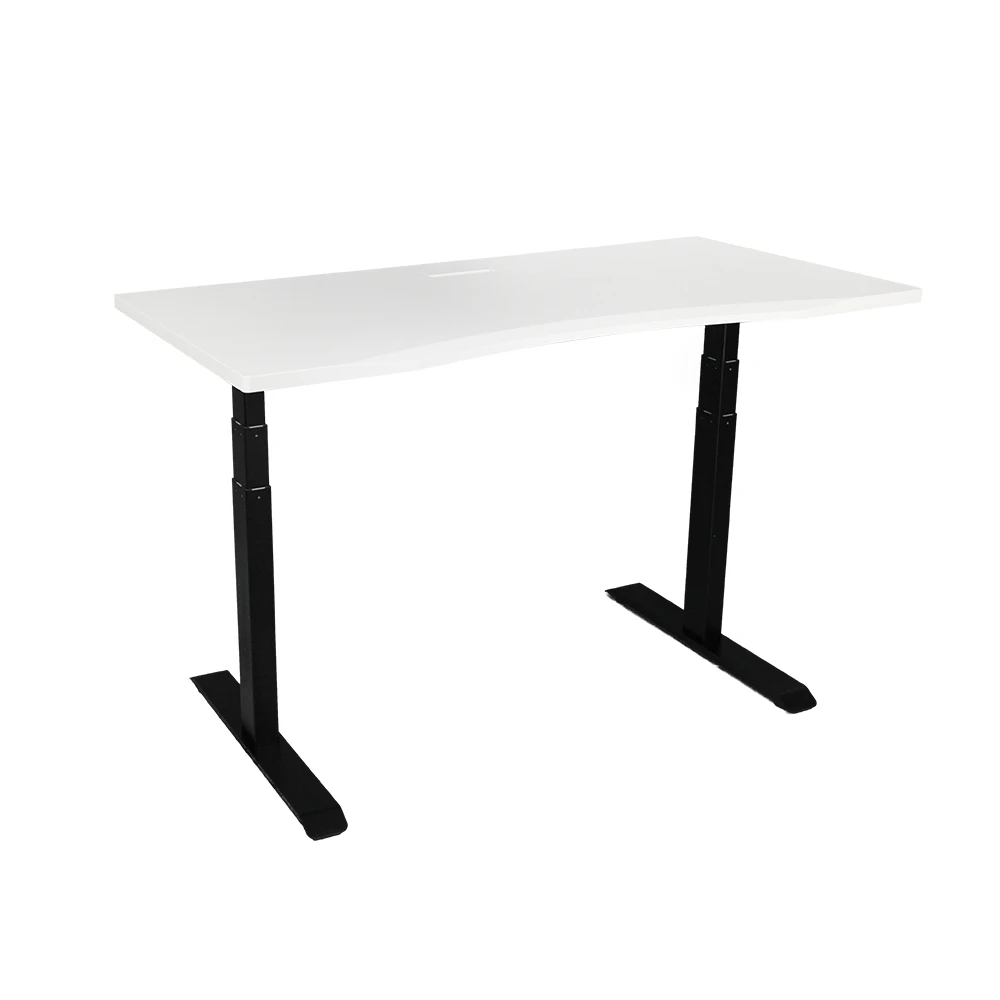 
2018 Dual Motor Electric Column Ergonomic Standing Height Adjustable Professional Sit Stand Gaming Desk 