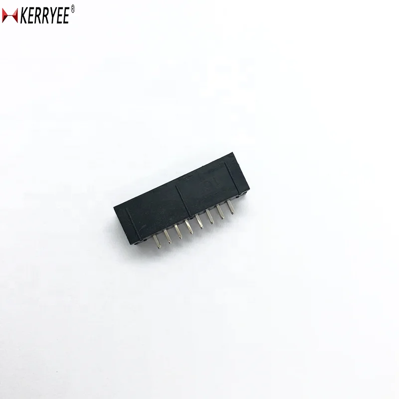 
2*8P 2.54mm box header V/T DC3 connector 