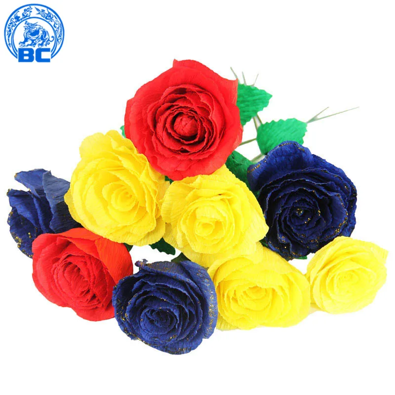 
Hot sale 50*250CM interesting creative handmade art Crepe paper for kids DIY 