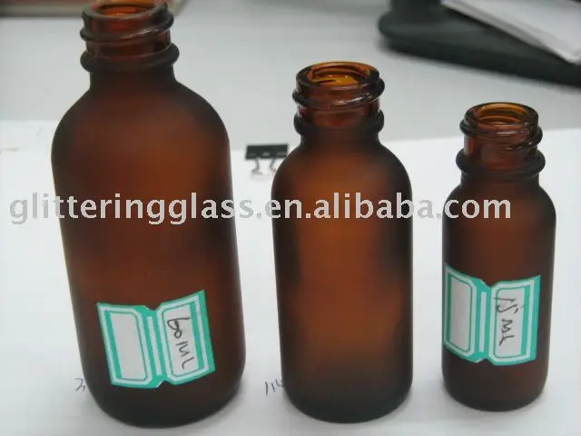 матового янтаря эфирное масло бутылку для косметической пакет