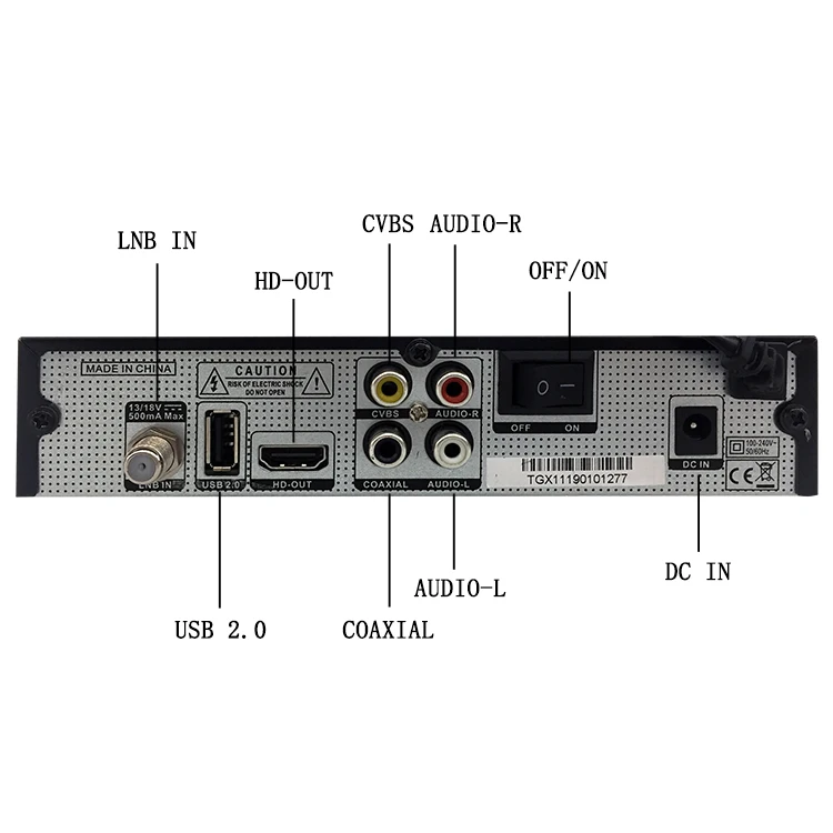 
Star Master TG X11 High Quality digital tv decoder 1080p full High Definition dvb s2 receiver 