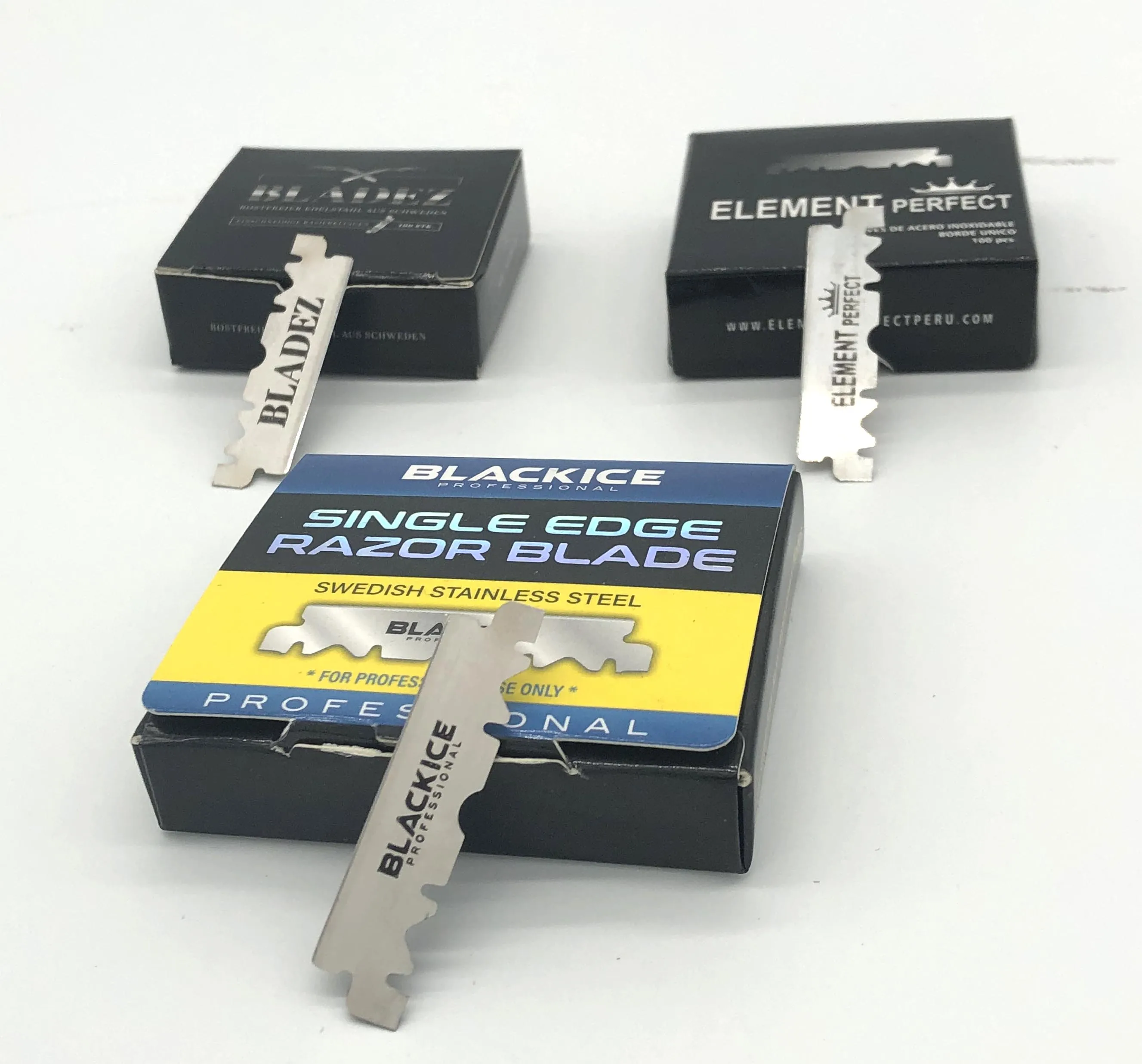 Супер Нержавеющая одинарная стальная половина лезвие для Парикмахерская бритва