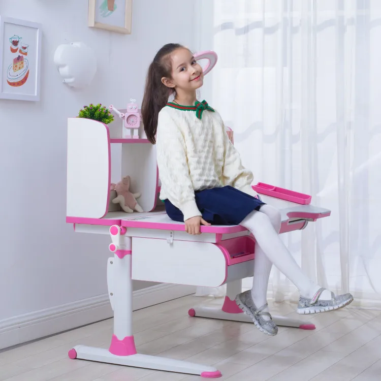 
Kid Srite Table Study Kid Study Table and Chair Kid Study Table in Pink Color 