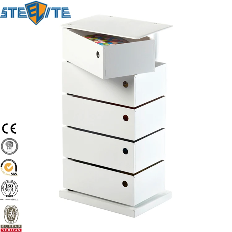 Large Multifunction 5-Bin Storage Tower