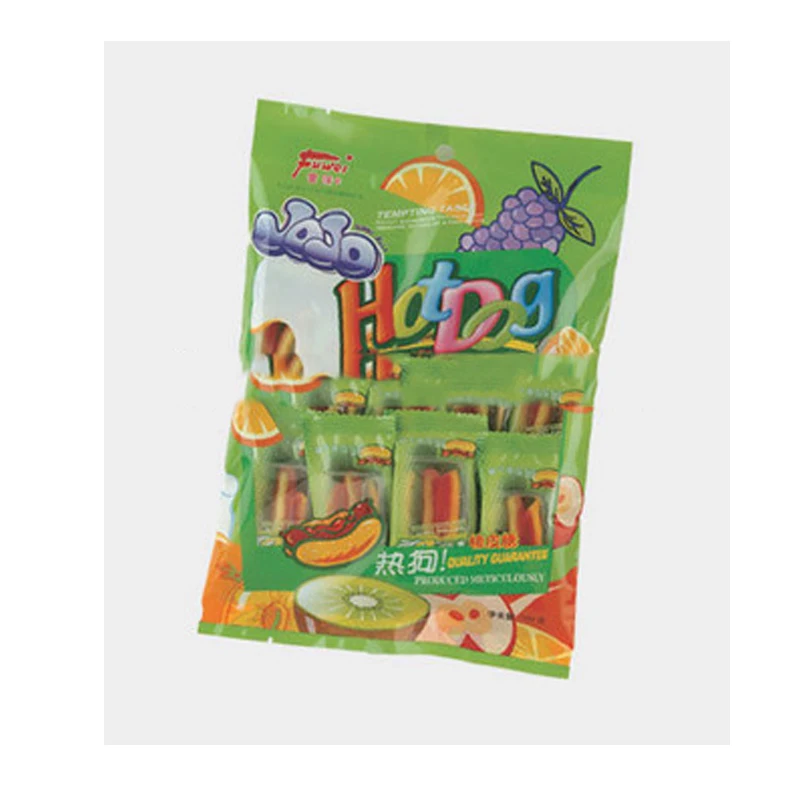 100g JoJo hotdog gummy jelly soft candy