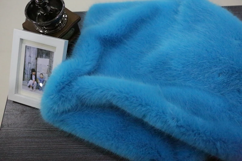 
STABILE 2017 lepao swiss fabrics super soft black coat fake fox fur with factory price 