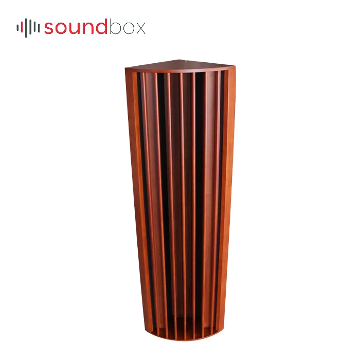Wooden QRD acoustic sound absorption diffusion wall corner panel for wall board ceiling room