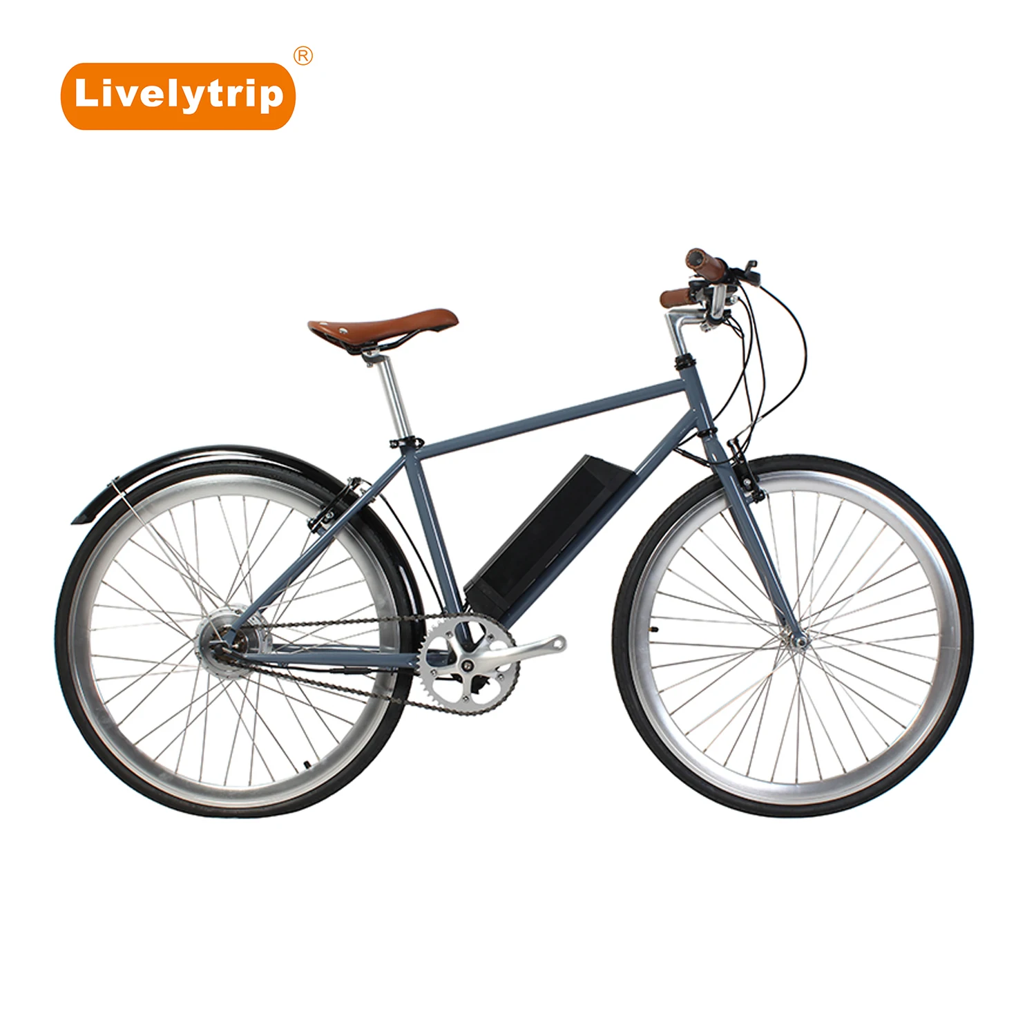 Retro e city bike/single speed 700C fixed gear electric bike classic 5