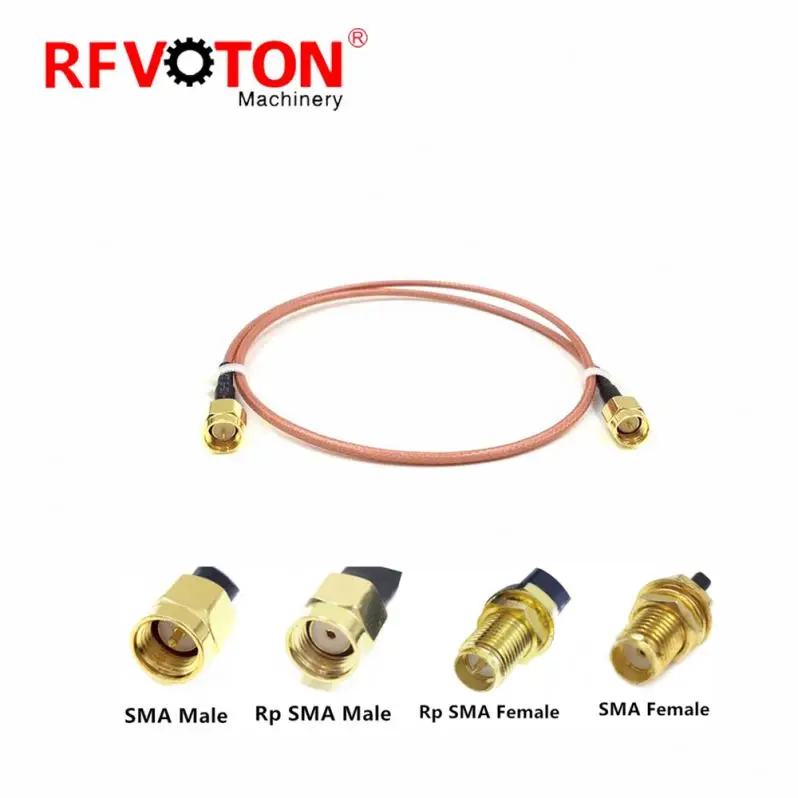 50ohm SMA штекер sma для rg316 коаксиальный косички соединительный кабель в сборе