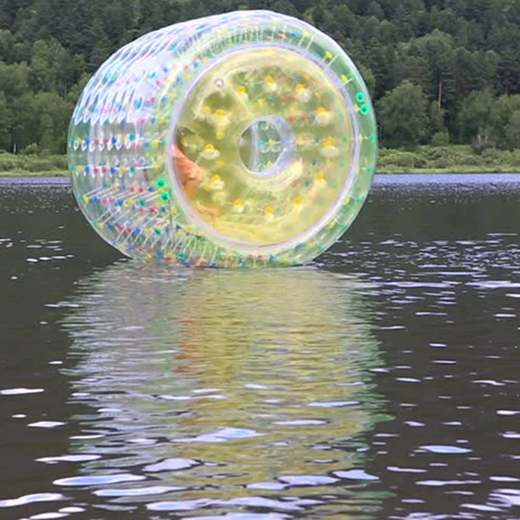 
Hot Sale Inflatable Water Roller Floating On Water For Fun Entertainment 