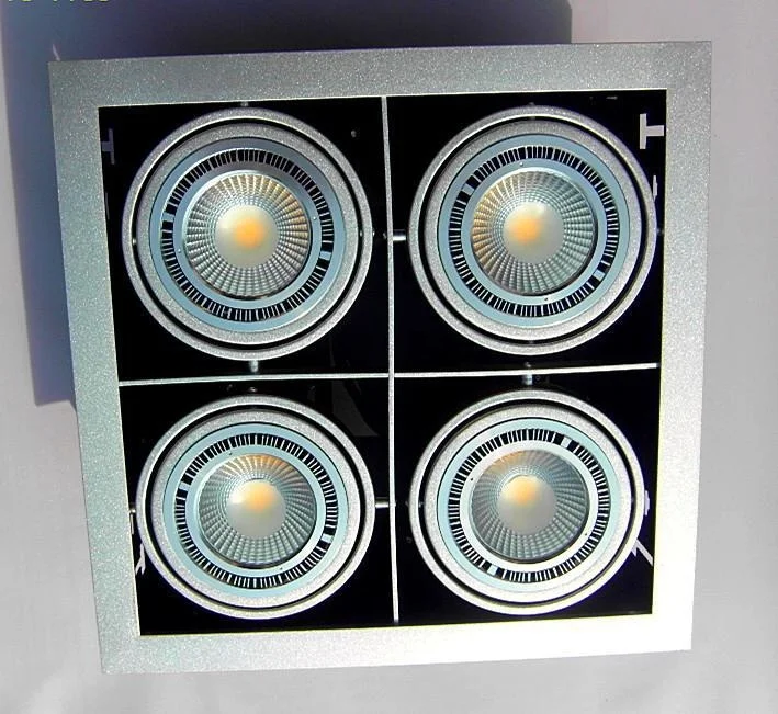 
40w double ar111 square LED COB Downlight retrofit 