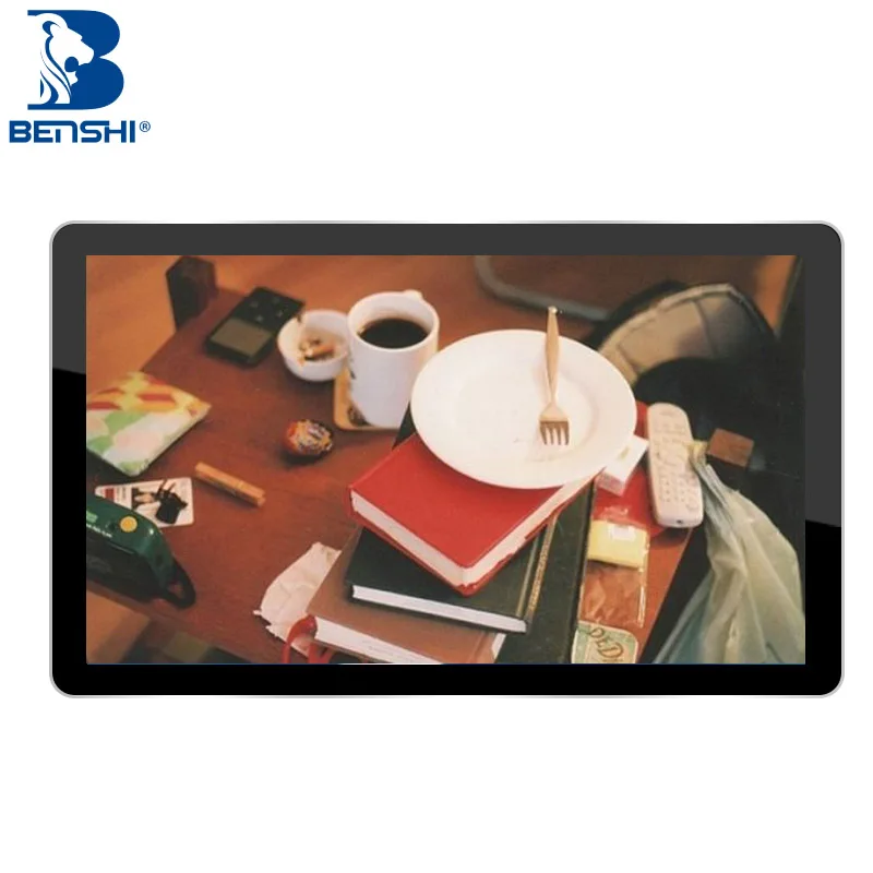 18.5 inch advertising display 3g WiFi advertising lcd display screen video player digital signage