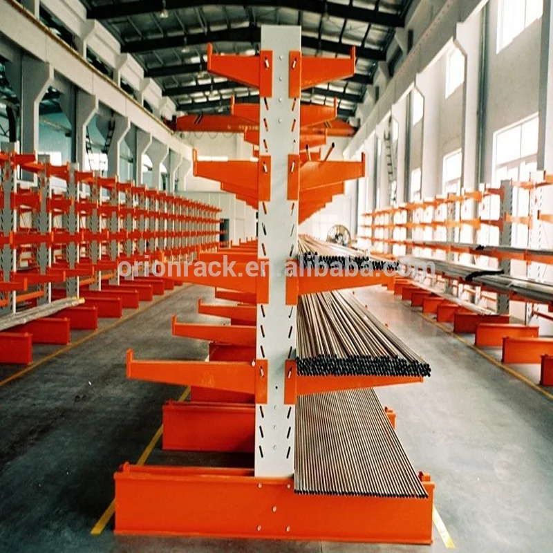 Car Cantilever Racking System steel pipe warehouse storage cantilever rack