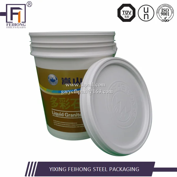 
wholesale factory price plastic 5,8,10,16,18,20 liter paint bucket 