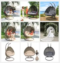 Patio Swings Indoor Outdoor Furniture Egg Swing Chair Furniture Garden