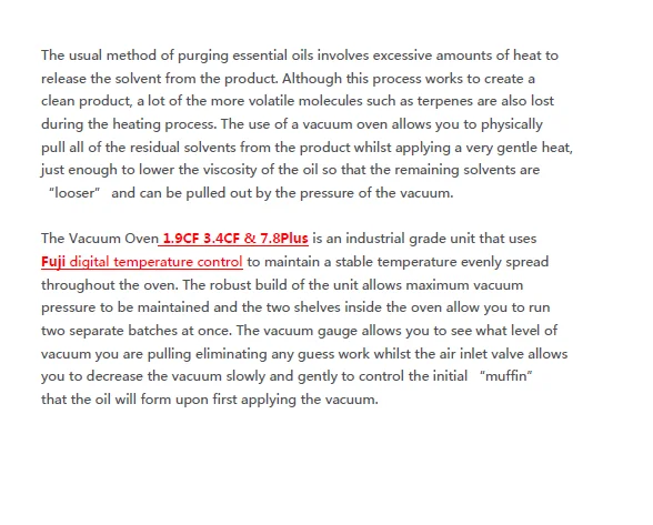 Vacuum Oven 20 Removal Pans