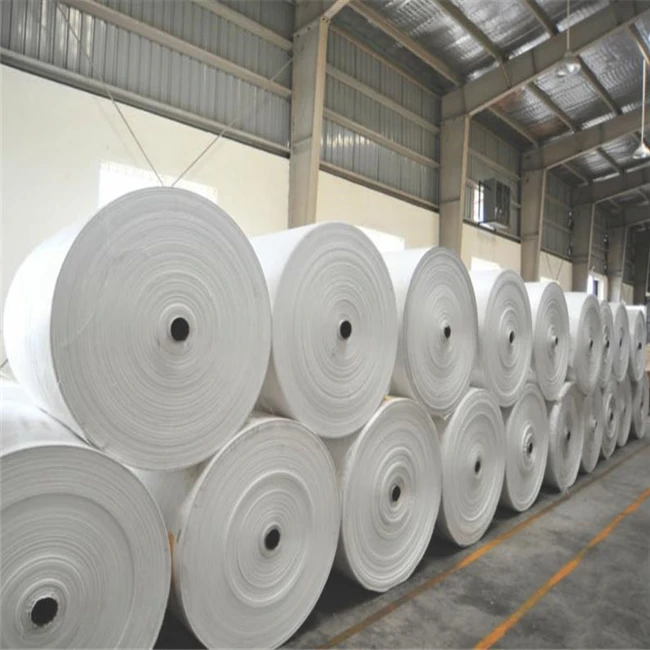 
China market hot sale plastic product pp woven fabric rolls for rice bag sugar bag flour bags 