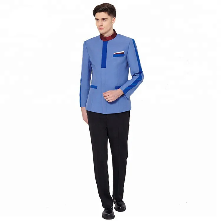 Wholesale receptionist hotel uniform for front desk staff /waiter uniform design