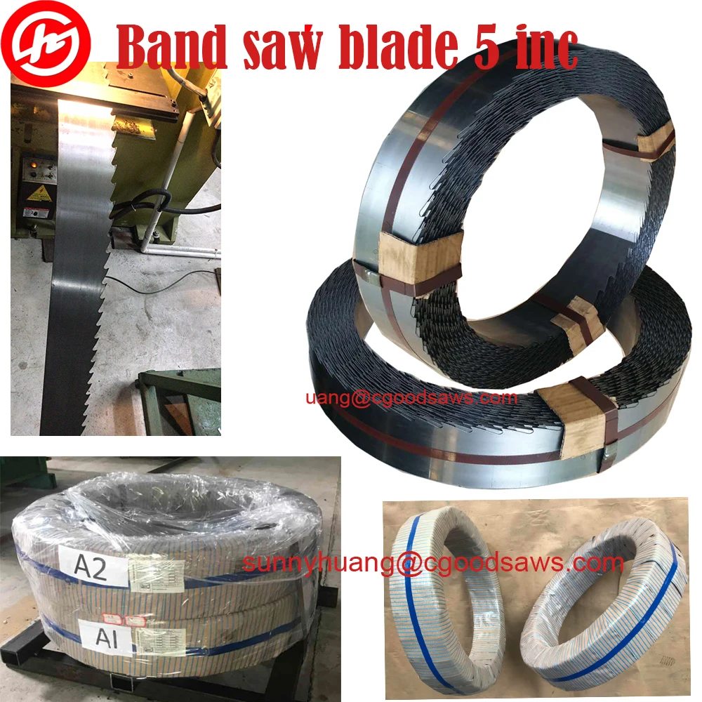 5 inch wide saw high quality Band saw blade for wood cutting