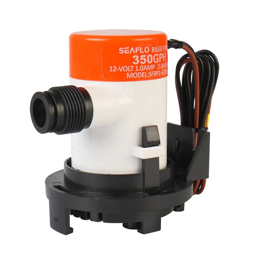 Низковольтный водяной мини-насос SEAFLO 350 GPH 12 В постоянного тока, откачивающий насос для лодки
