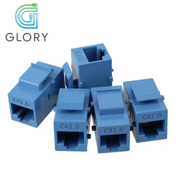 Лучшая цена разъем Ethernet Rj45 соединитель Cat6 RJ45 Женский