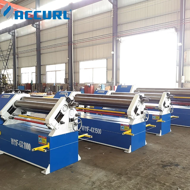 PLC гидравлический трубогиб с ПЛК 3 ролика изгиб машина завальцовки сталь гибка листового металла машины