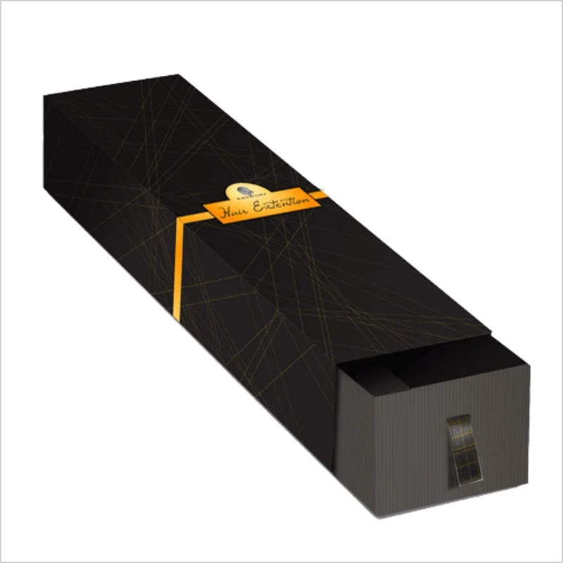 custom printed hair packaging box with cheap price