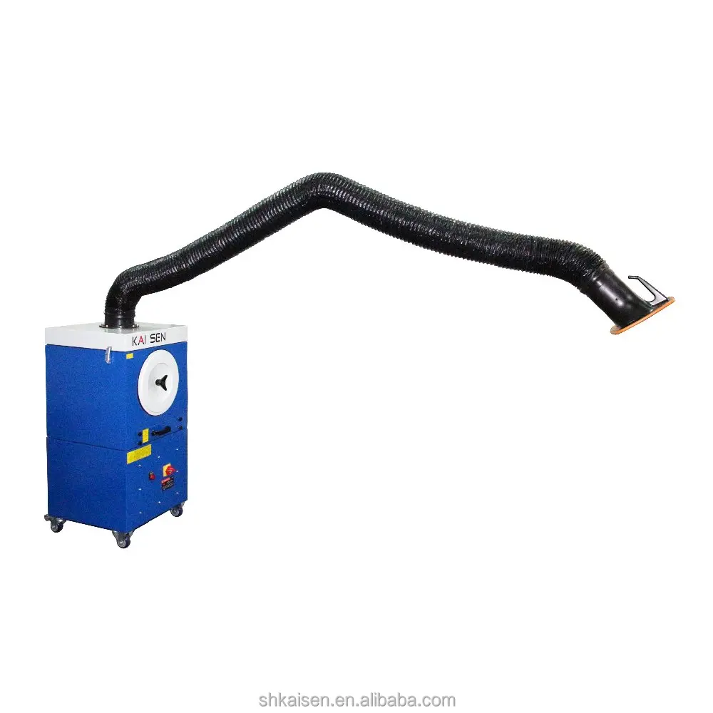 PTFE mobile laser cutting fume extractor, dust collector with single suction arm (60730205174)