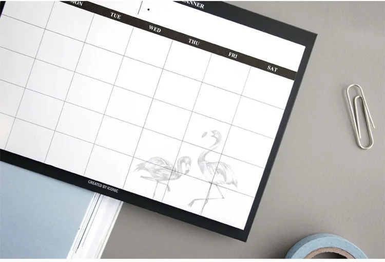 custom paper notepad Pink/white desk calendar self-adhesive memopad wholesale sticky notes