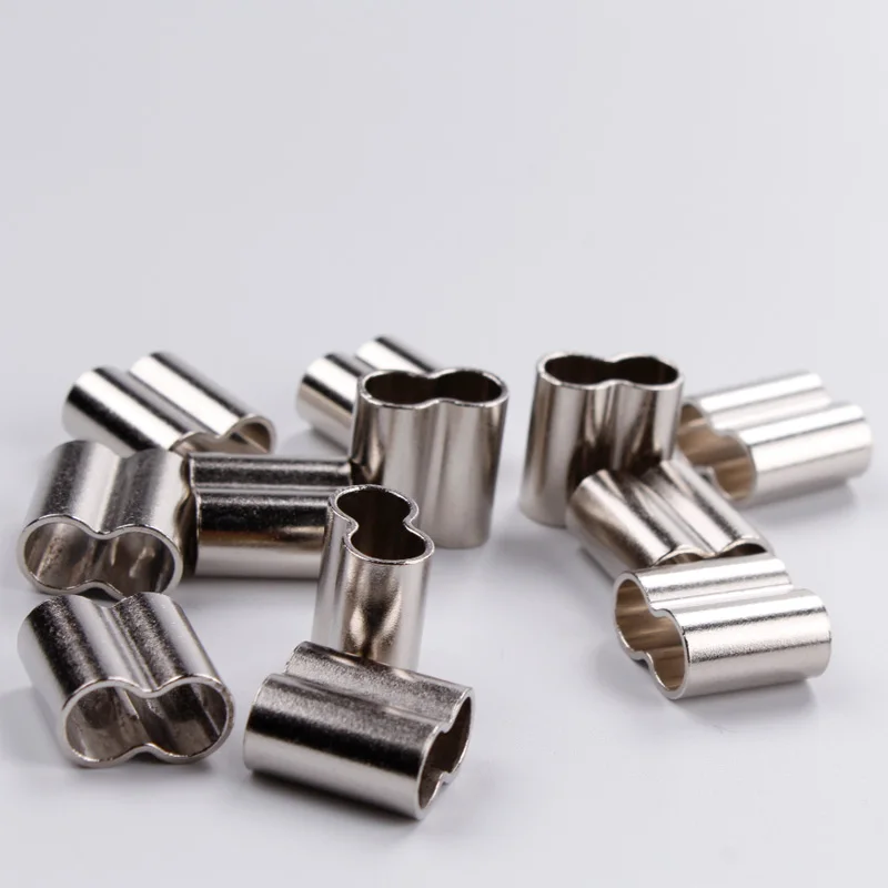 
Aluminum Wire Rope Double Copper Crimp Sleeve Fishing Crimps 