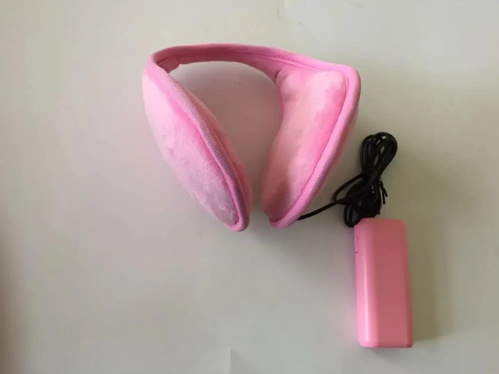 
Manufacturer 5V USB Heated Ear Muffs Winter Ear Warmers Men Women Solid Soft Plush Winter Earmuff 