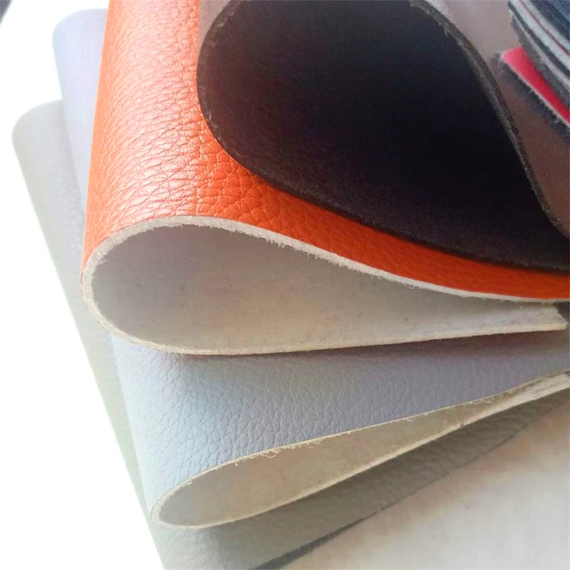 Leather factory Stocklot PVC  sofa leather fabric for car seat cover