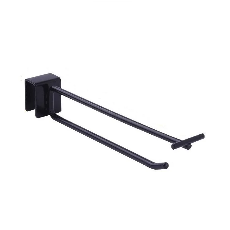 Match with square tube double lines metal scanning hook