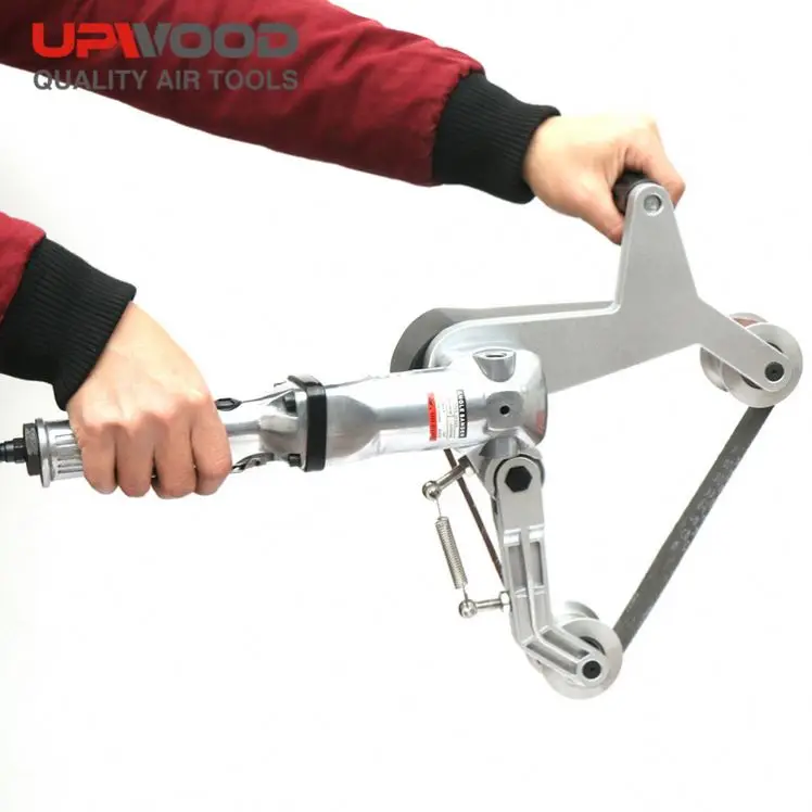 UPWOOD UW-7600 Quality 40*760mm Tube Belt Sander for Stainless Steel Pipe with Sanding Belts